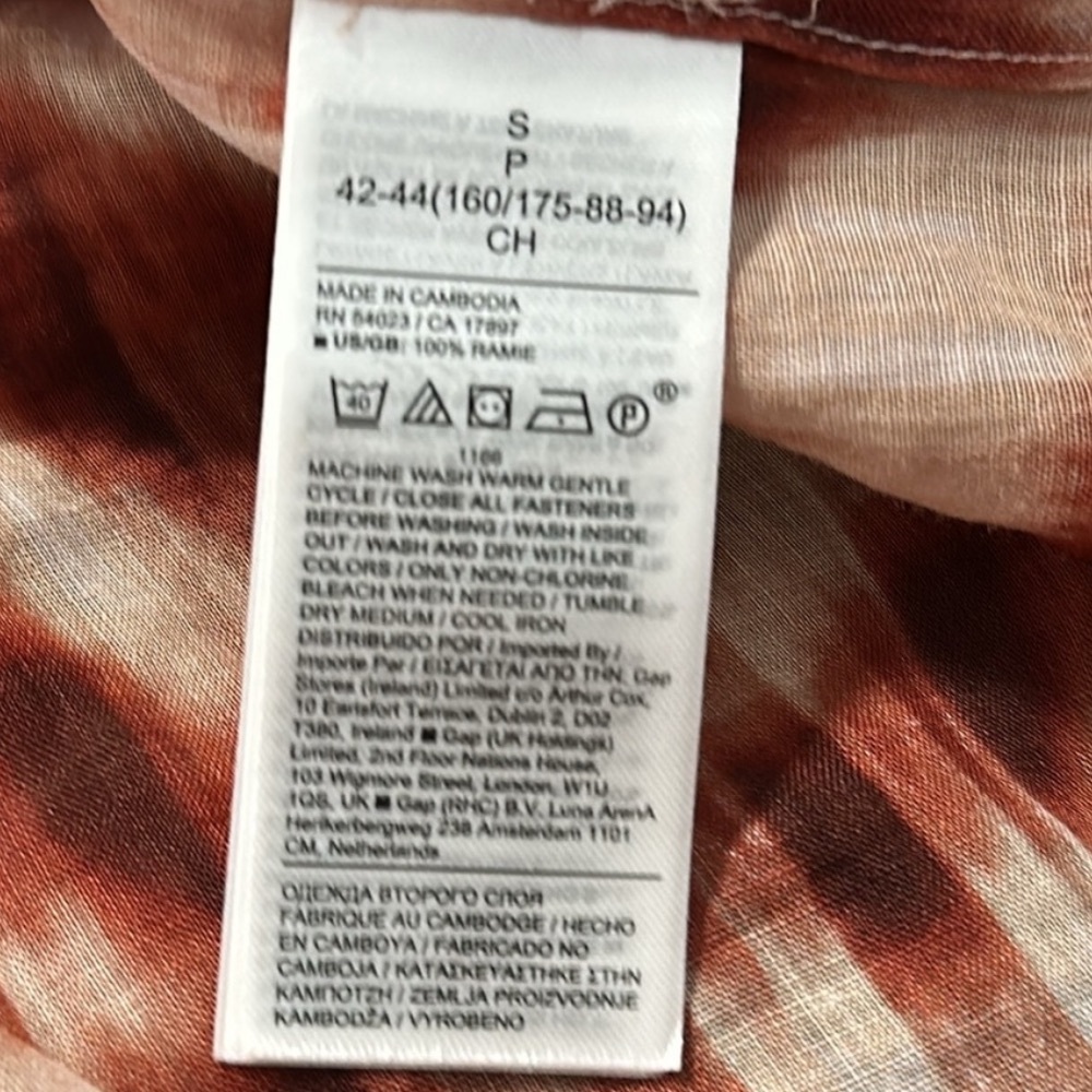 BR • Semi Sheer Button Up Blouse - Picture 5 of 5